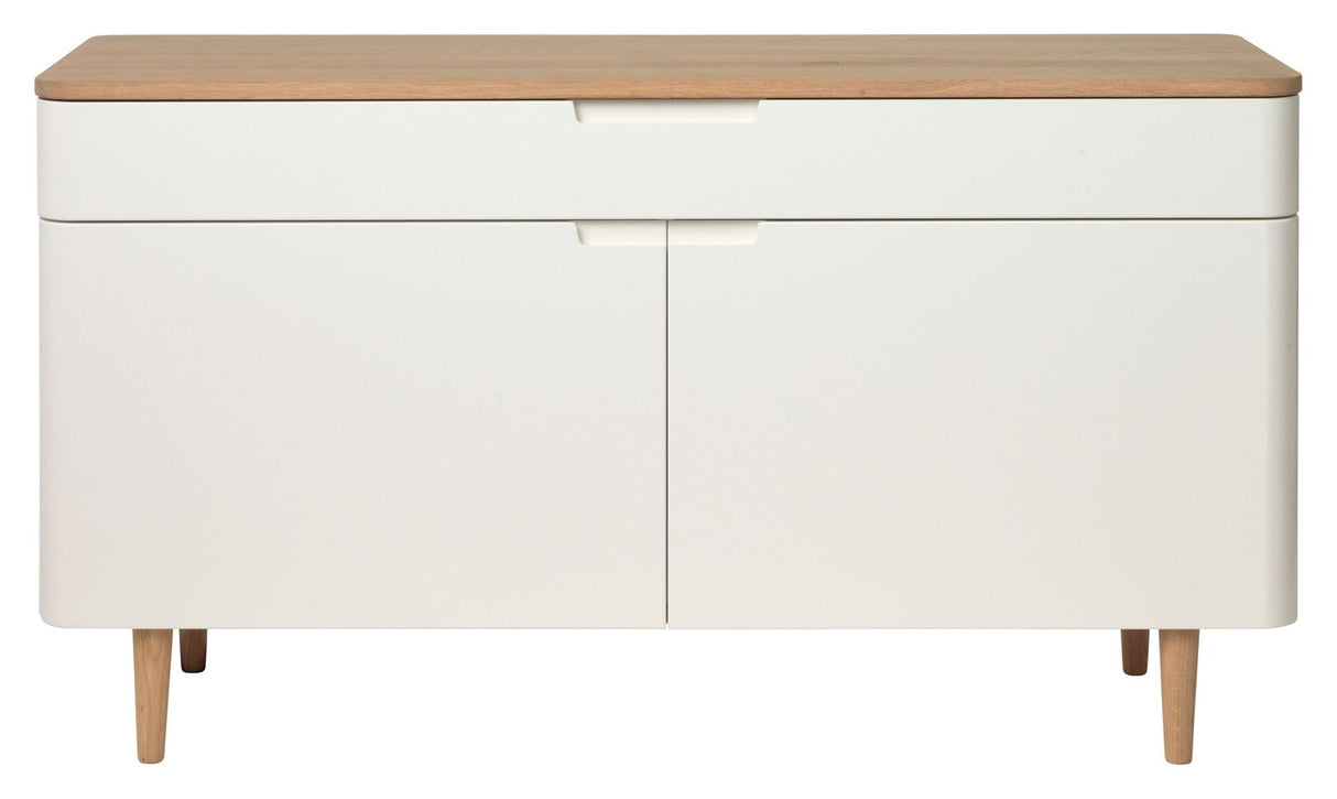 Amalfi Sideboard - White/Oak veneer, B140