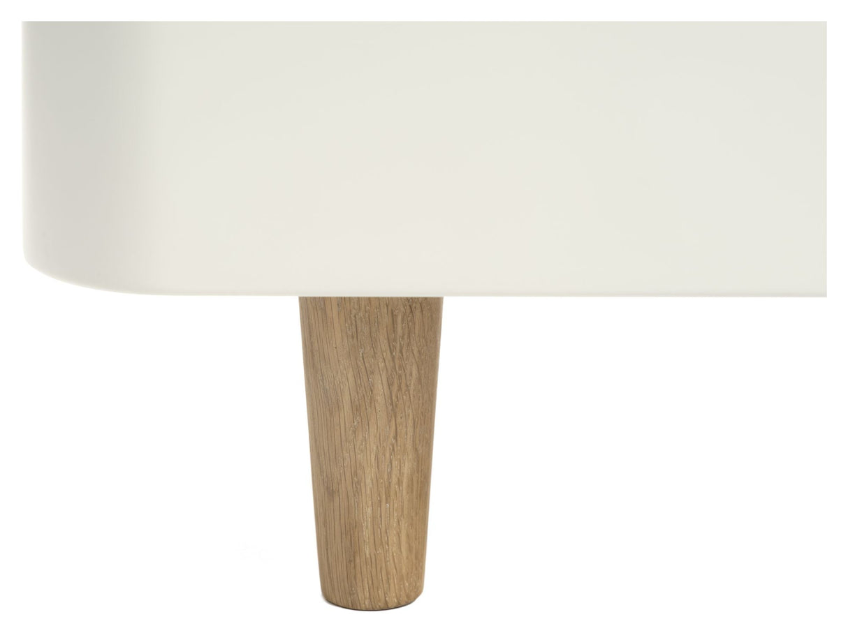 Amalfi Table - White/Oak veneer, B120