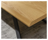 Helsinki Dining Table, 100x200, Oak veneer/Black