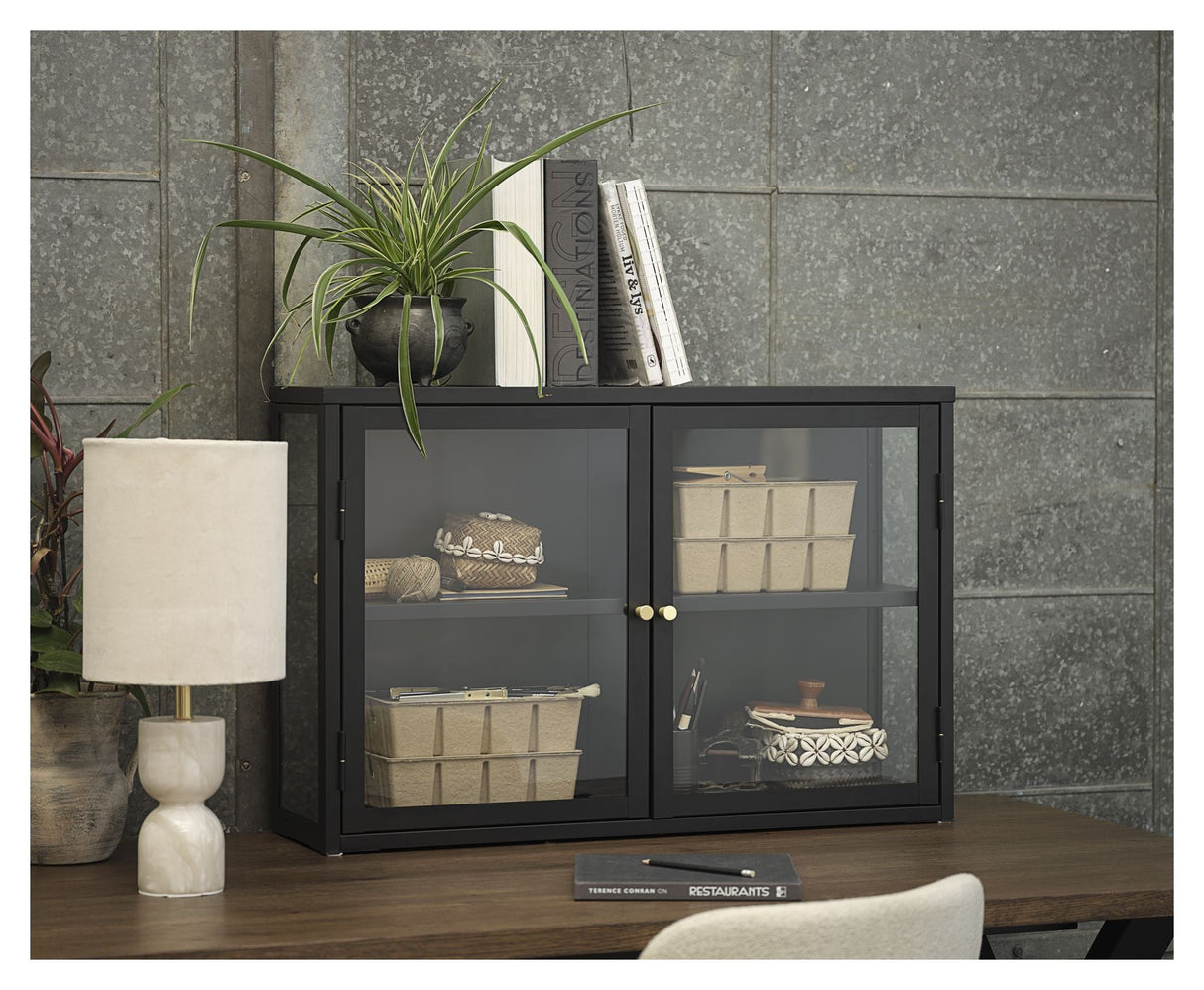 Carmel Wall Cabinet Black, 60x90