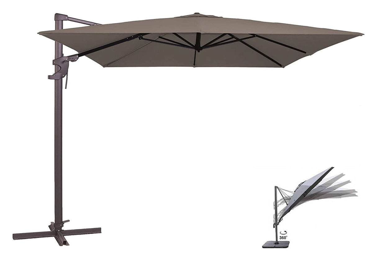 Colmar Parasol 250x250 - Dark gray