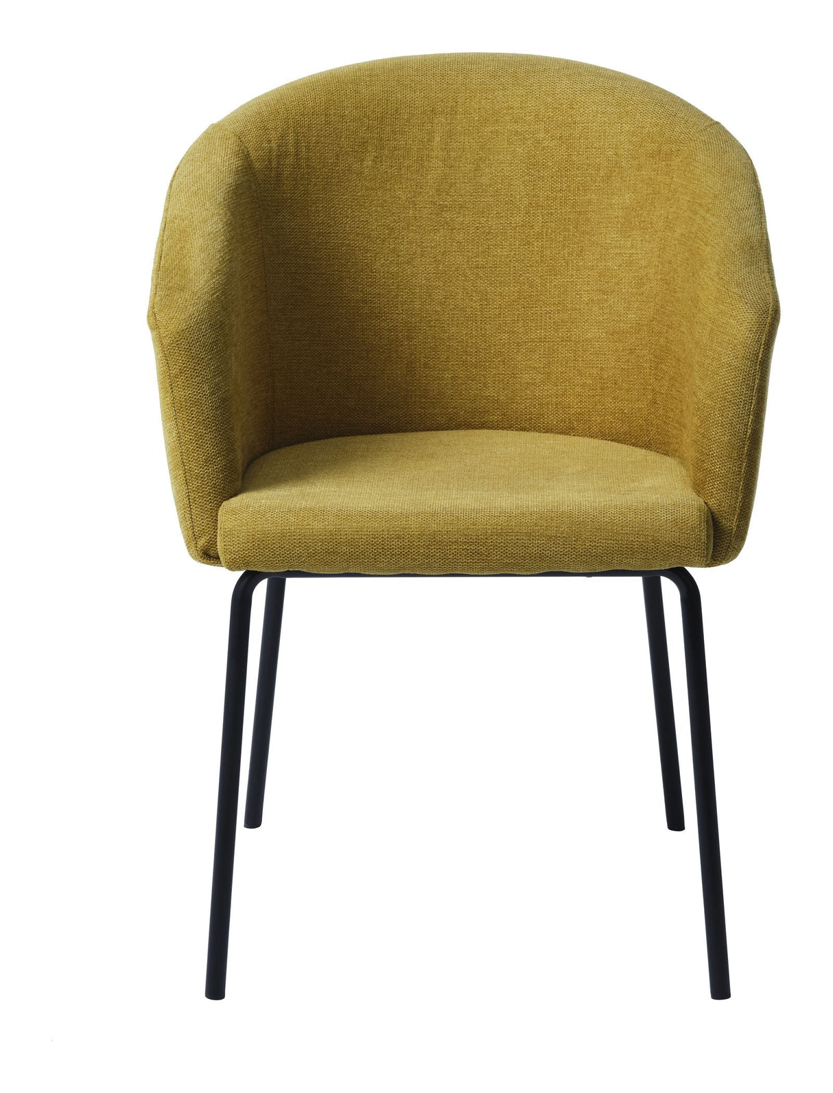 Easton Dining chair, Yellow fabric