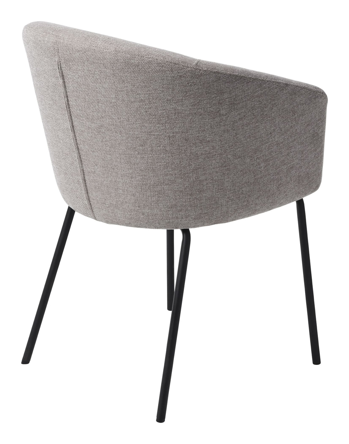 Easton Dining chair, light gray fabric