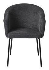 Easton Dining chair, Dark gray fabric