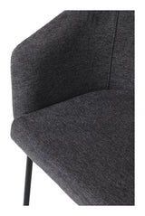 Easton Dining chair, Dark gray fabric