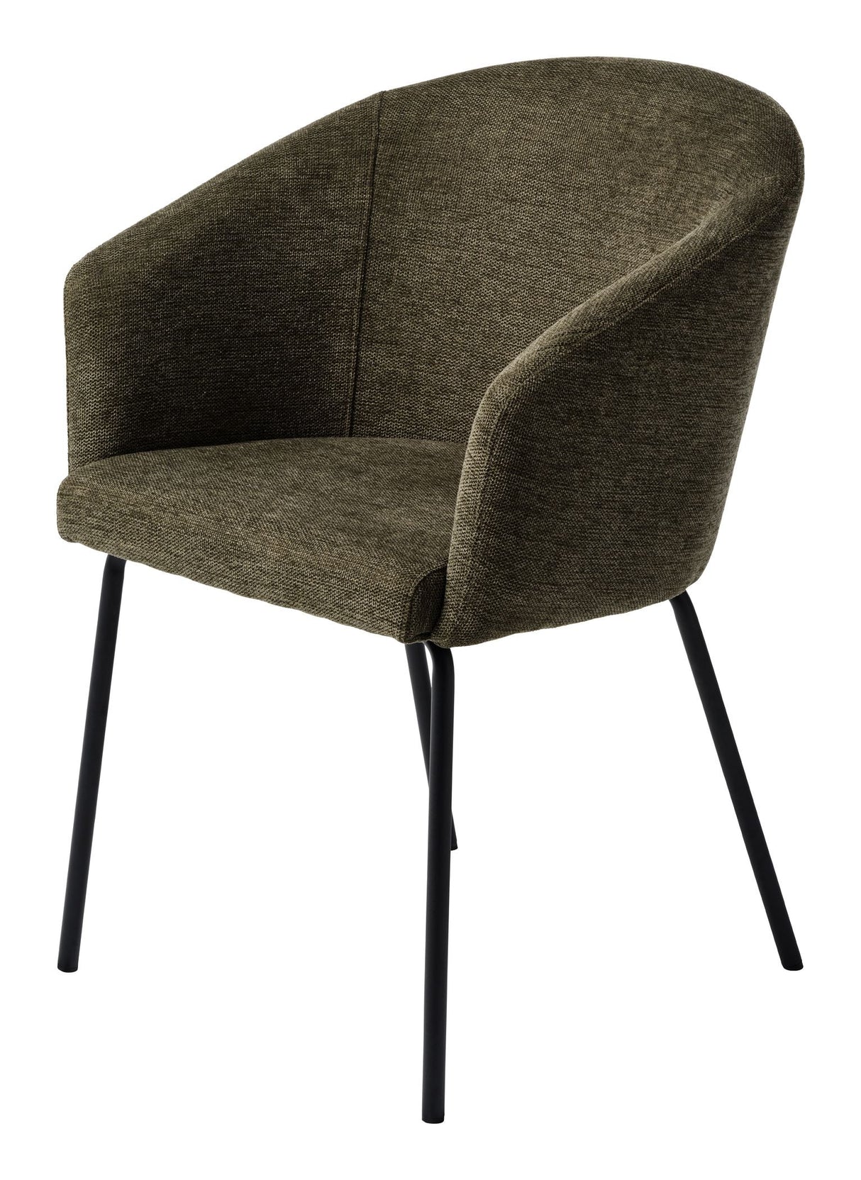 Easton Dining chair, Olive green fabric