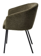 Easton Dining chair, Olive green fabric