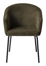 Easton Dining chair, Olive green fabric