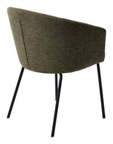 Easton Dining chair, Olive green fabric