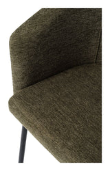 Easton Dining chair, Olive green fabric