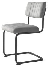 Halifax Dining Chair, Gray Velvet