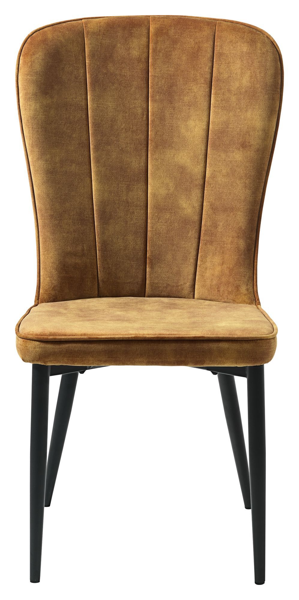 Hudson Dining Chair, Amber Velour