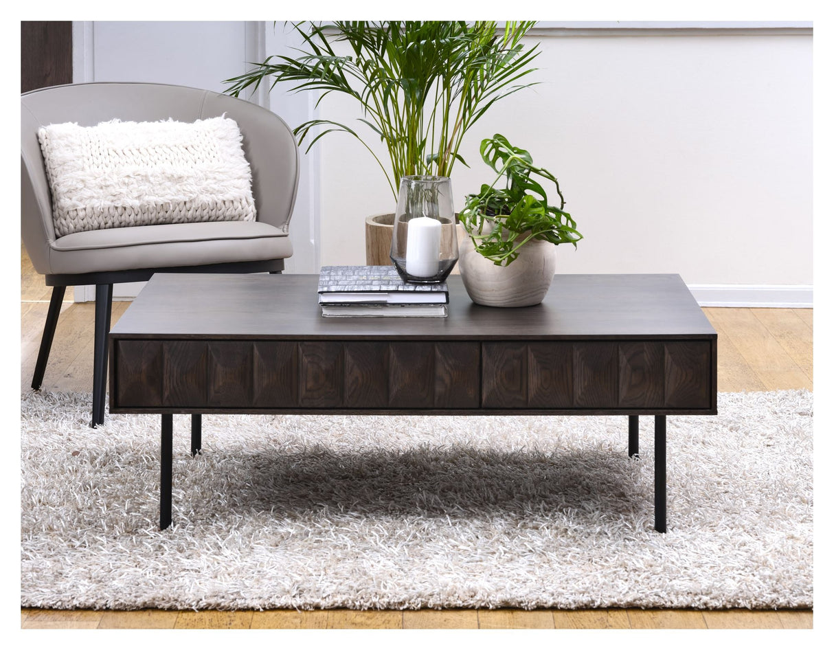 Latina Coffee table, 71x117, Dark stained oak