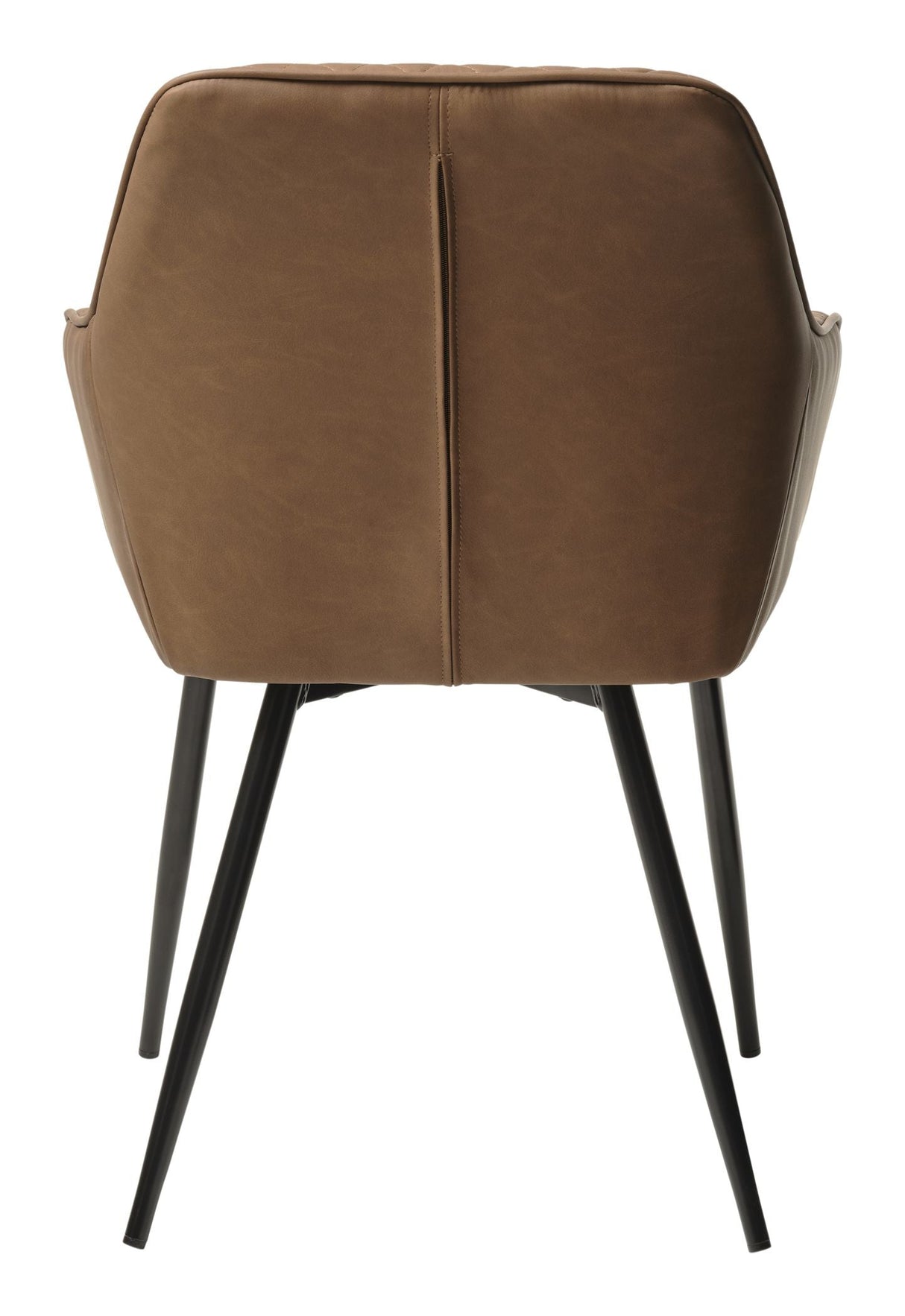 Milton Dining Chair, Brown PU