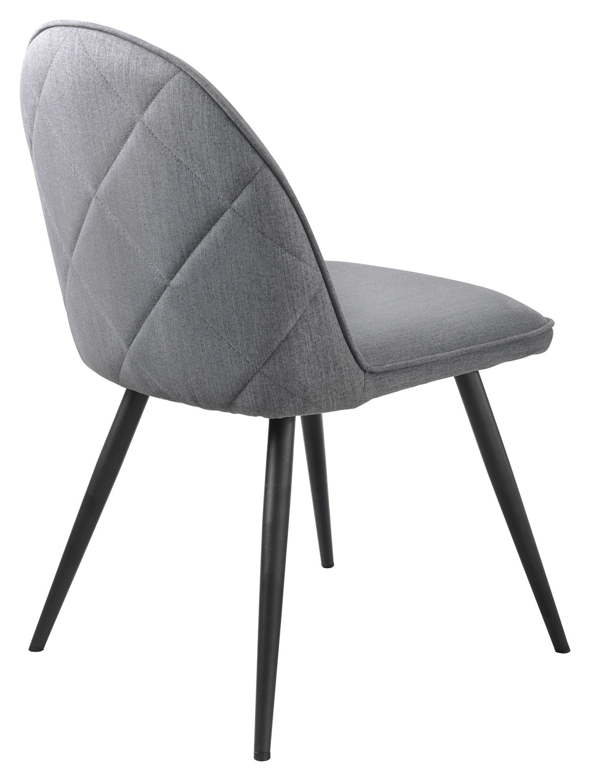 Minto Dining Chair, Gray Fabric