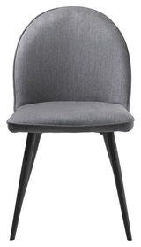 Minto Dining Chair, Gray Fabric