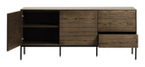 Modica Sideboard, Smoked oak B:180