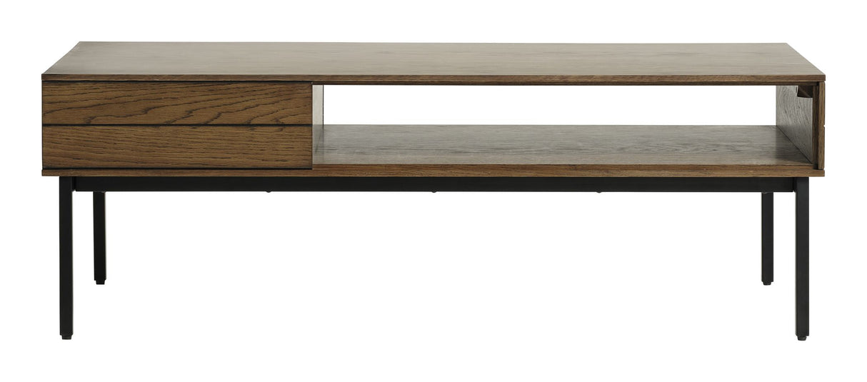 Modica Coffee Table, Smoked Oak, 62x120