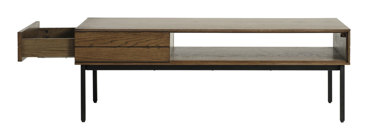 Modica Coffee Table, Smoked Oak, 62x120