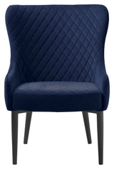 Ottowa Lounge Chair, Blue Velvet