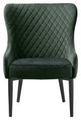 Ottowa Lounge Chair, Green Velvet