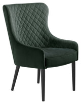 Ottowa Lounge Chair, Green Velvet