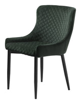 Ottowa Dining chair, Green velvet