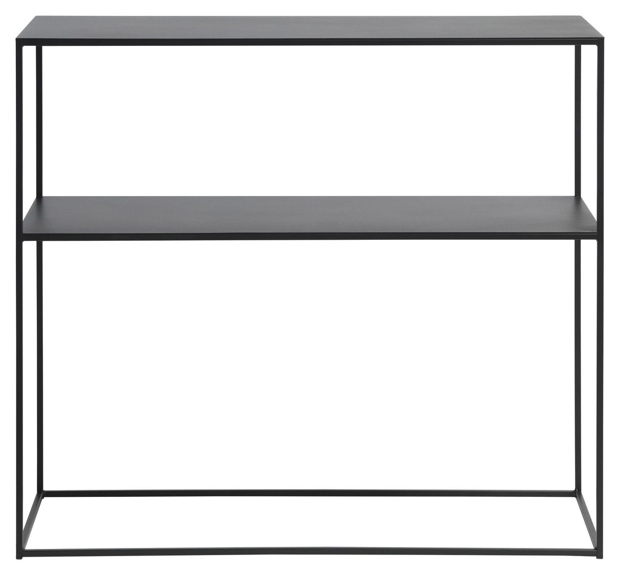 Pebble Console Table, B90, Black metal