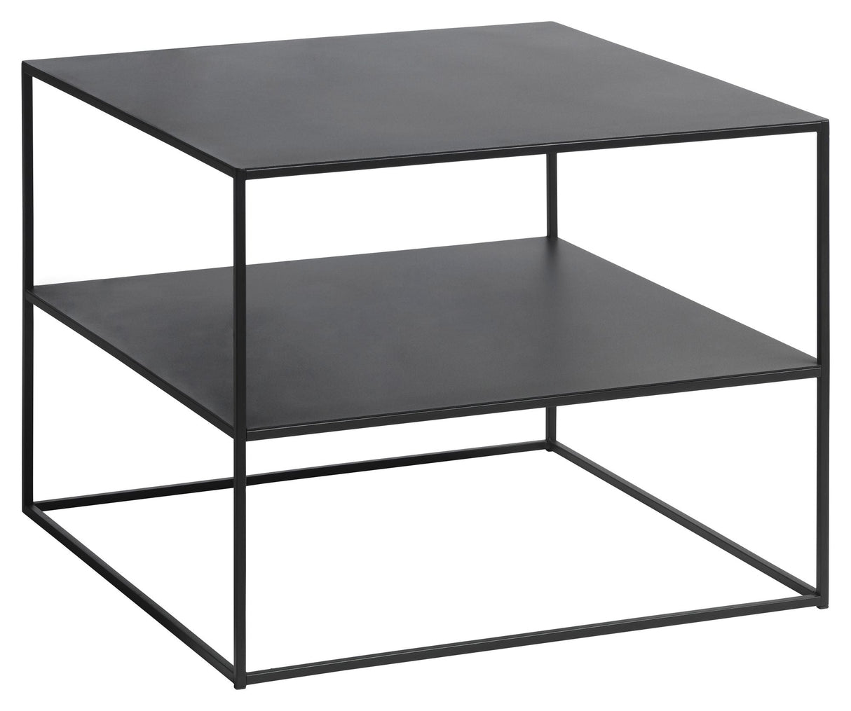 Pebble Coffee Table Black Metal, 65x65