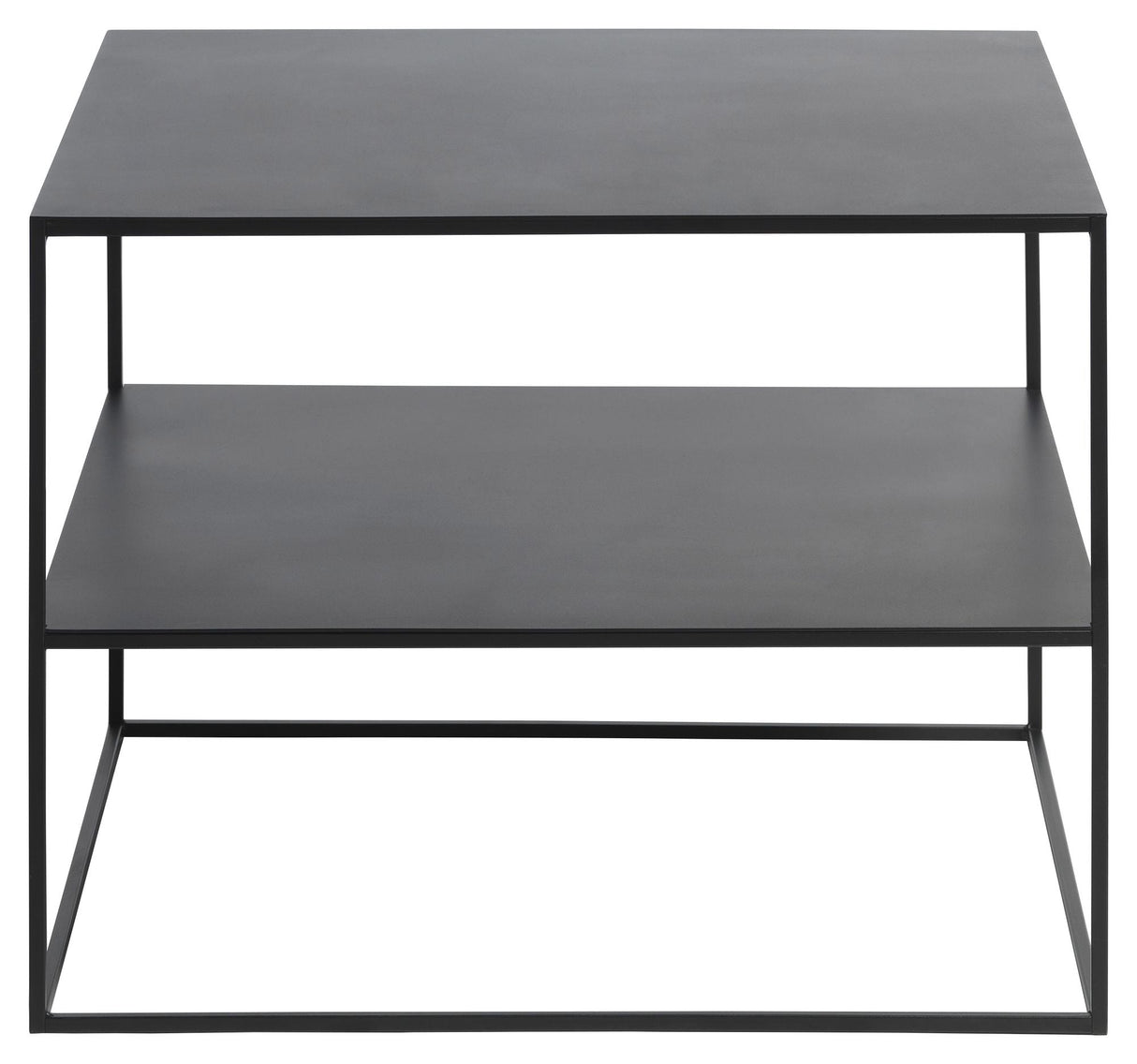 Pebble Coffee Table Black Metal, 65x65