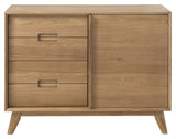 Rho Sideboard with door and drawers, Oak veneer