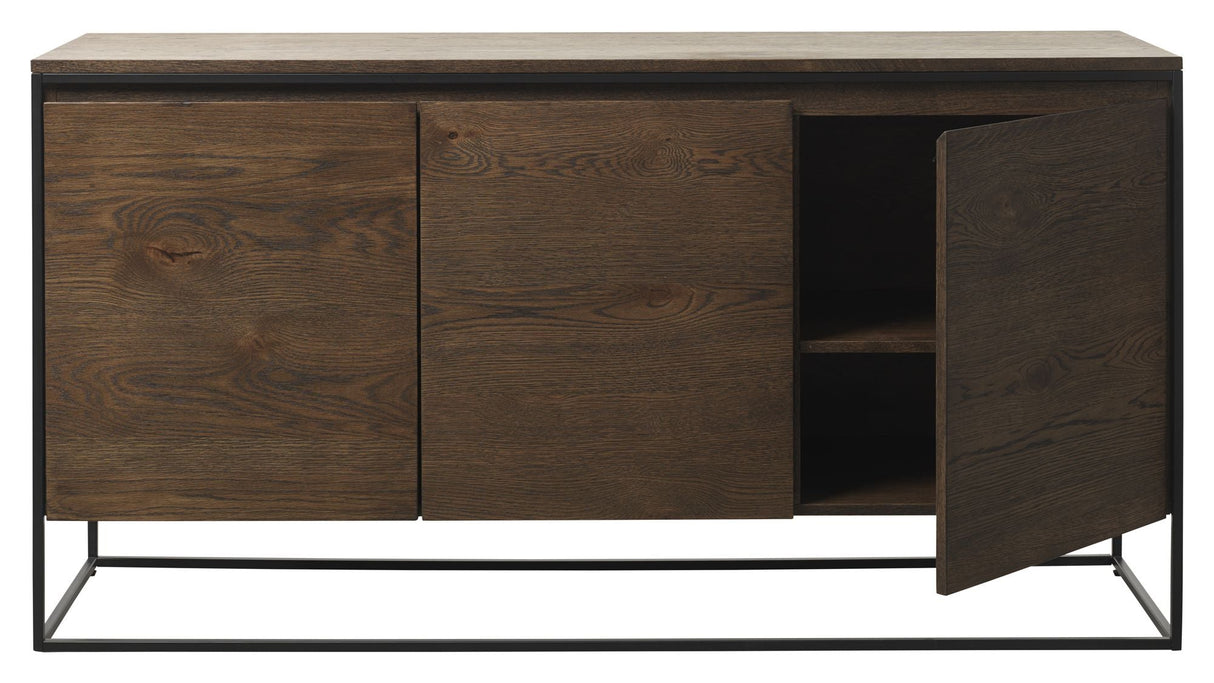 Milano Sideboard w. 3 doors - Smoked Oak veneer, B155