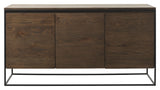 Milano Sideboard w. 3 doors - Smoked Oak veneer, B155