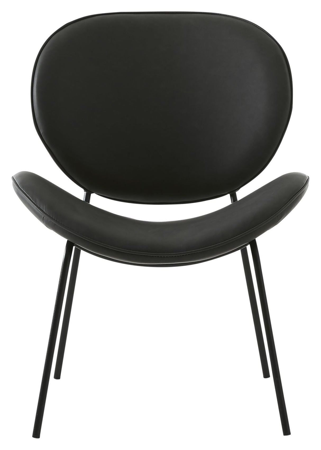 Sault Lounge Chair - Dark Gray PU