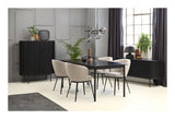 Savona Dining Table Black/Oak, 95x180