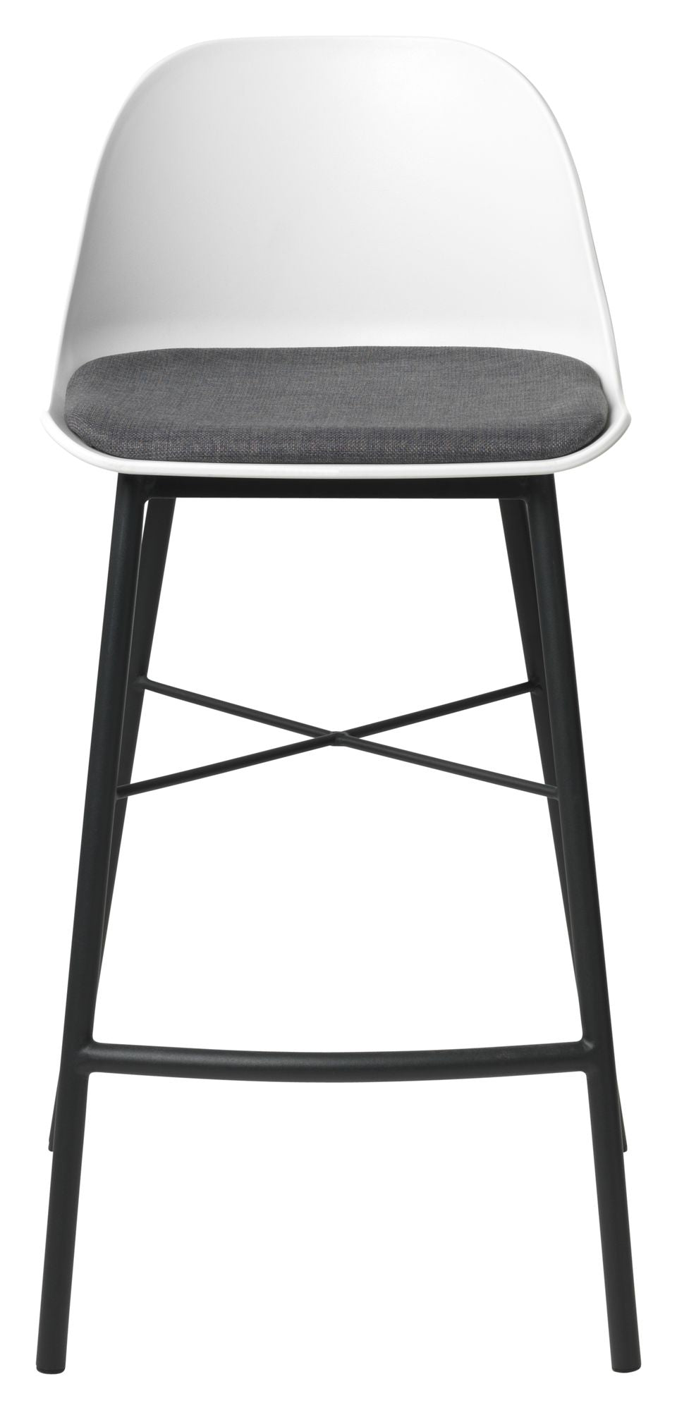 Whistler bar stool SH: 68cm, White PP