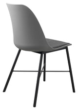 Whistler Dining chair, Gray PP/Black metal