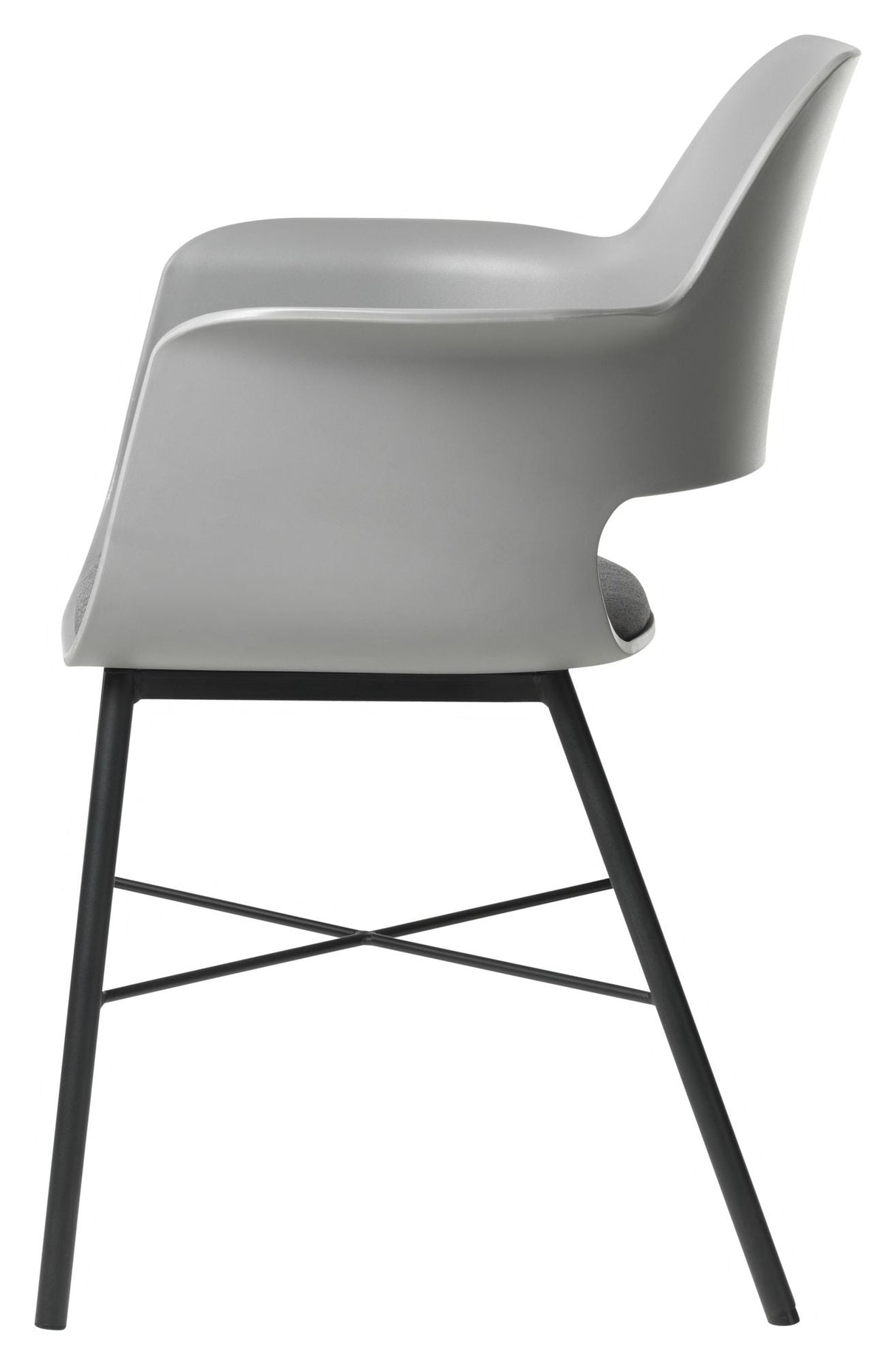 Whistler Dining chair with armrests, Gray PP