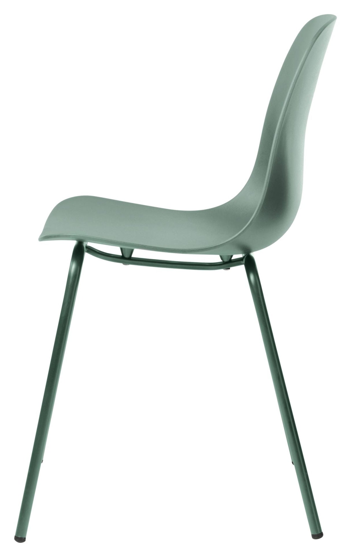 Whitby Dining Chair, Dusty Green Plastic