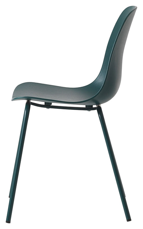 Whitby Dining Chair, Petrol Plastic