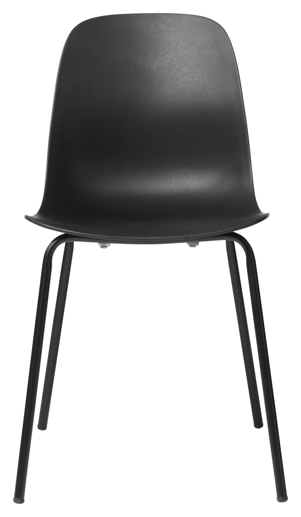 Whitby Dining Chair, Black Plastic