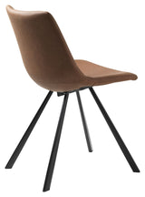 Yukon Dining chair, Light brown PU