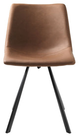 Yukon Dining chair, Light brown PU