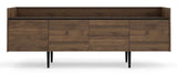 Unit Sideboard - Dark wood w/3 doors