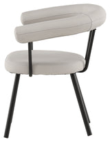 Västerås x Josefin Lustig Dining chair - Offwhite faux leather