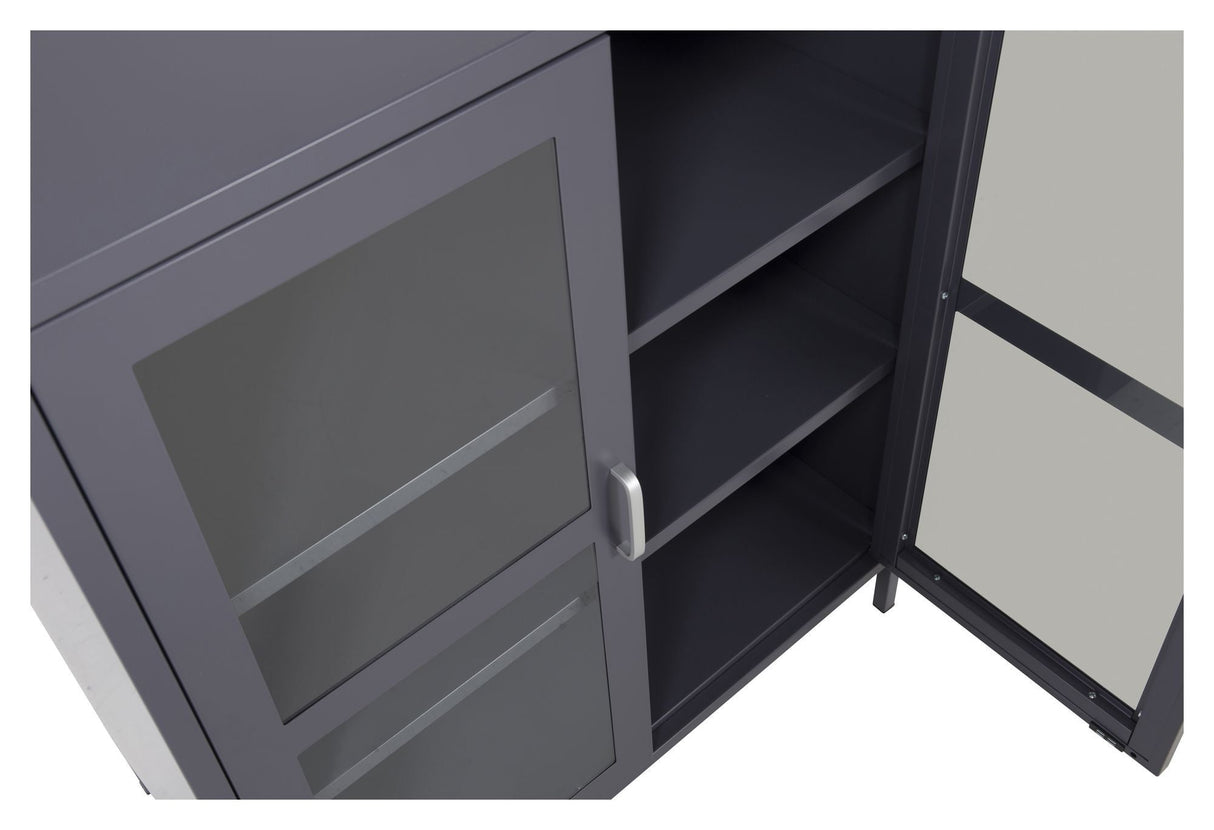 Acero, Metal cabinet, Gray metal, H:97