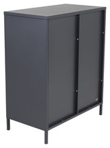 Acero, Metal cabinet, Black metal, H:97