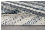 Agra wool blanket, 170x240, Marine/Gray