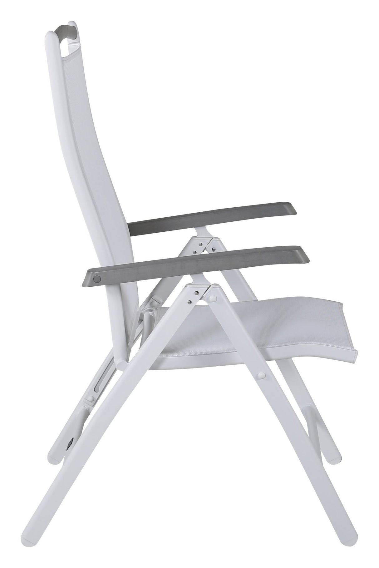 Albany 5-position Garden Chairs - White