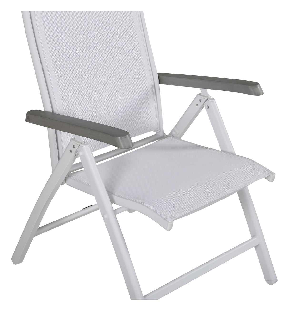 Albany 5-position Garden Chairs - White